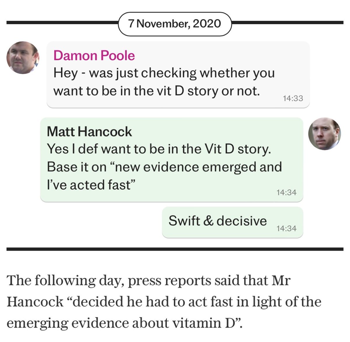 TonyHinton2016's tweet photo. If Vit D had been given to all the elderly and vulnerable thousands of lives would have been saved. That actually was ‘safe and effective’. It was never done ⁦@MattHancock⁩ so why not?
Some might say more concerned about a public profile than saving lives. https://t.co/GjsKwKWP4b