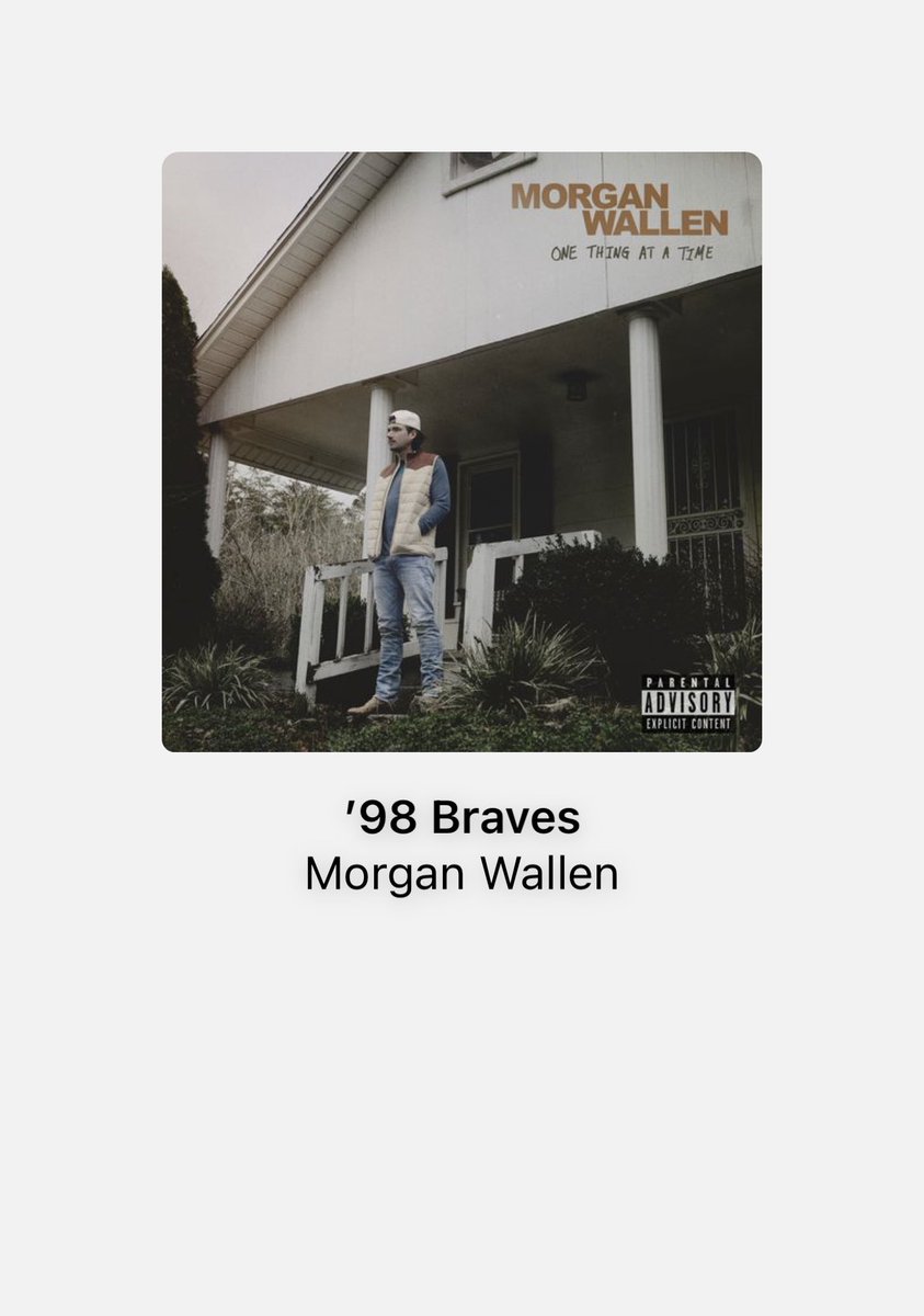 kensi_lester's tweet photo. If you haven’t already go listen to this song and Go @Braves ❤️💙🤍⚾️🧢 https://t.co/gddBh9OCS6