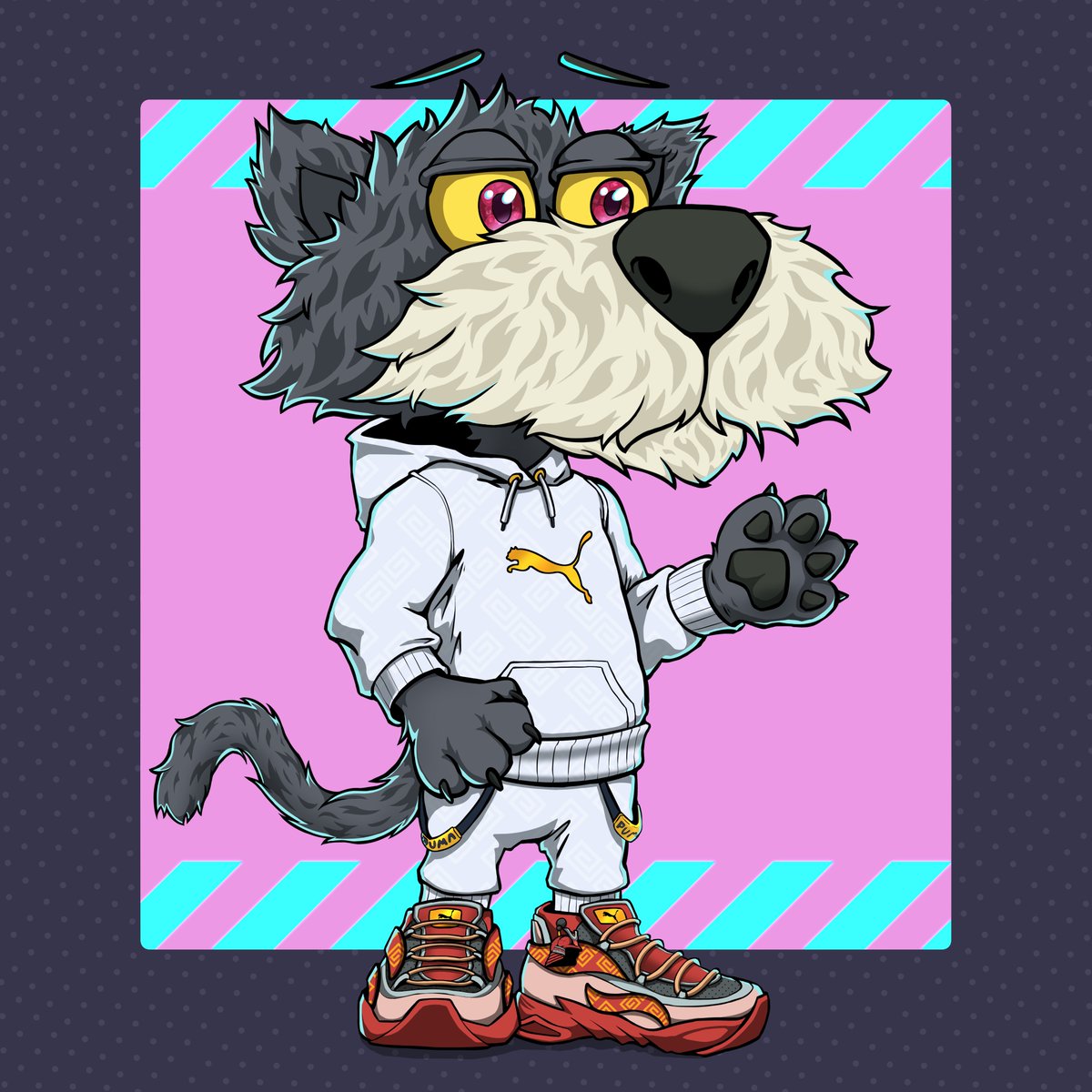 Someone revealed this amazing 1/1 from the artist at <a href="/atama_nft/">Atama Chibi</a> 👀

There are some unbelievable 1/1s still yet to be revealed... 🔥

#SuperPUMA Reveal Site: blackstation.puma.com/superpuma