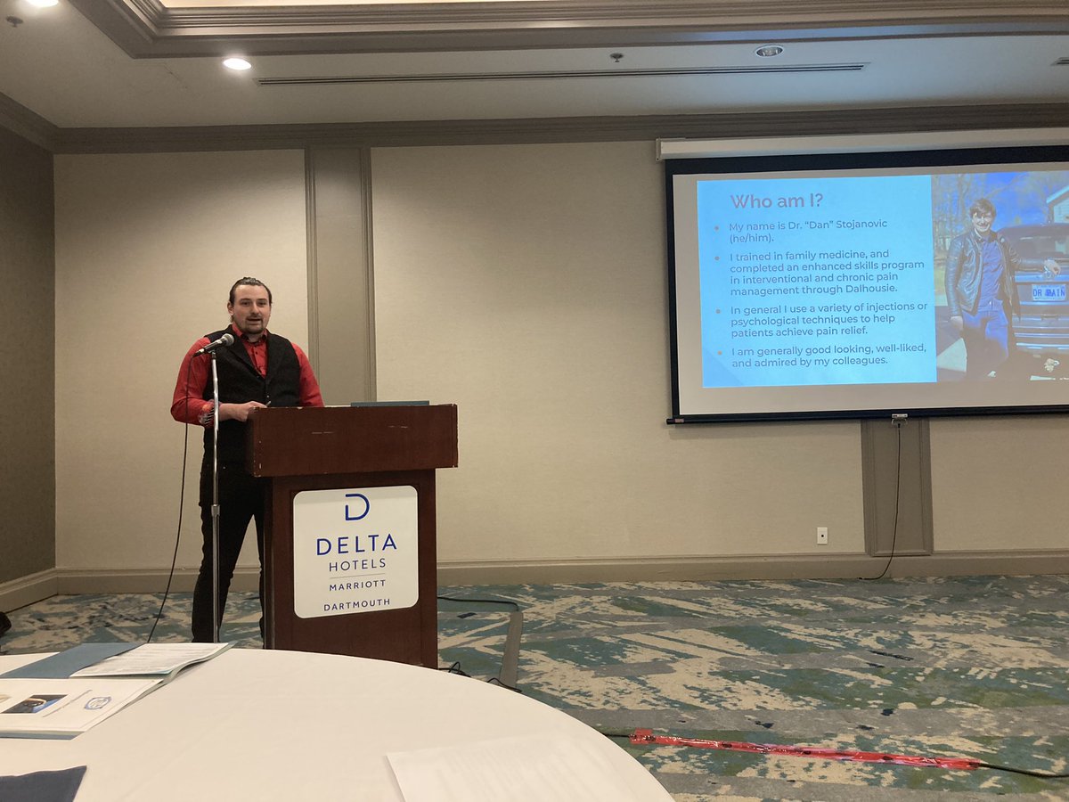 Dr. Dan Stojanovic is now presenting on #Pain Re-processing Therapy.