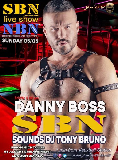 SEE YOU THIS SUNDAY IN SBN #vauxhall 
@jamiehpevents 
?????? https://t.co/zJ2xLVv0G0