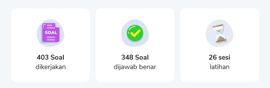 [03/03/2023]

Hi! hari ini aku ketinggalan liveclass pahamify karna salah liat jadwal 😔☝ tp aku ttp catet materinya, dan langsung gas latsol di pegasus. hari ini subtest pk tentang bangun ruang. itu progress pegasus seminggu ya, bukan sehari 😁

#studytwt #studyacc #studyspo