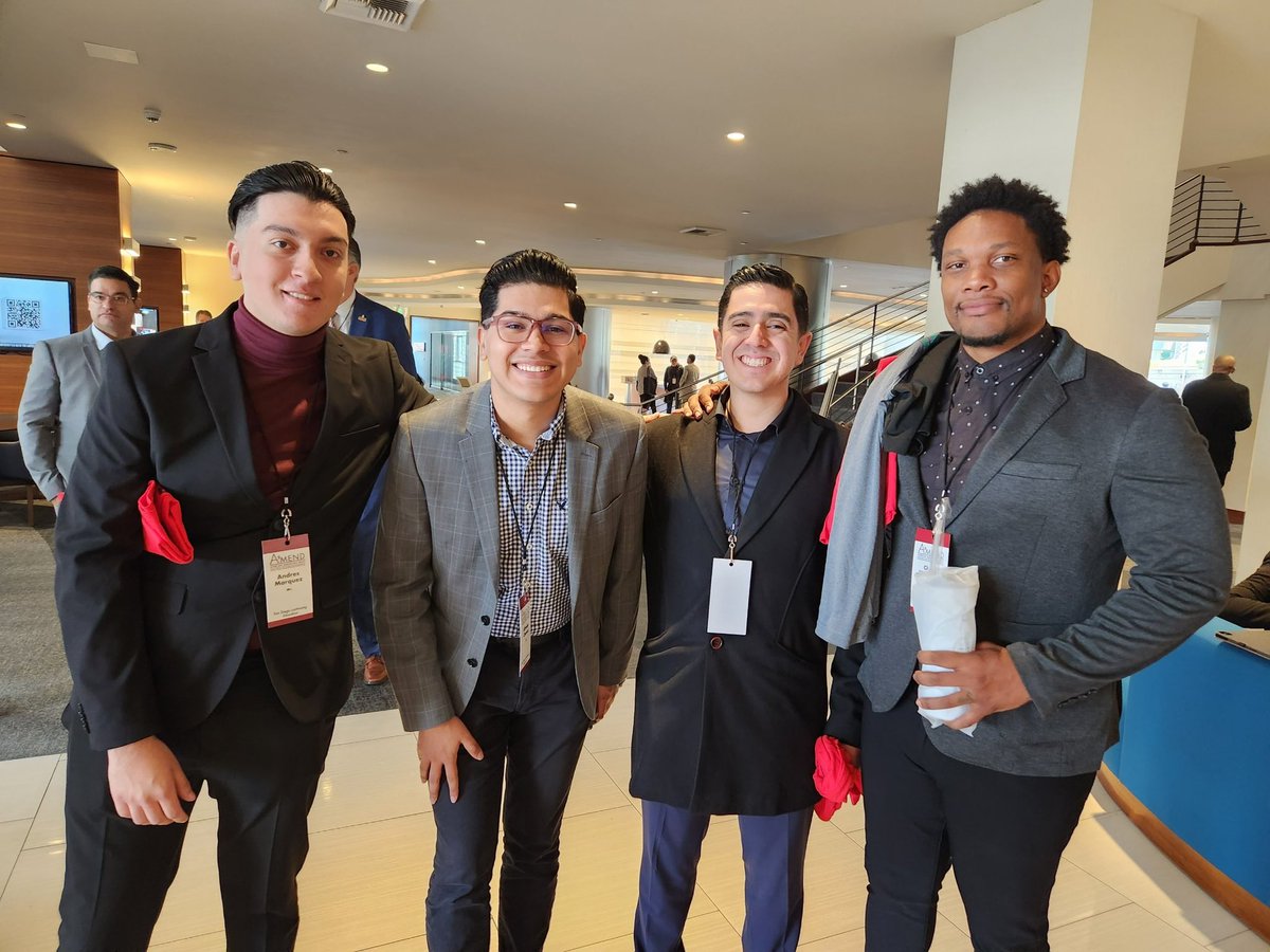 DrKingTina's tweet photo. The #SDCCE team enjoying the African American Male Education Network and Development (A²MEND) conference. 

We look forward to all of the tools they will bring back to our college to serve our students! 

#A2MEND
#SDCCE https://t.co/R0lHFeUpPb
