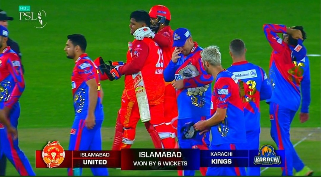 Karachi Kings lga kr wings sb sy phly ur jyn gy 🤣😭 #KKvIU