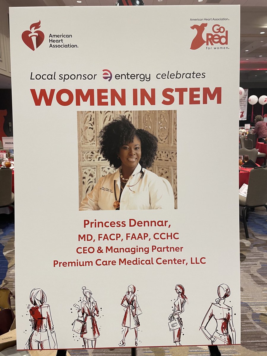 Celebrating Women in STEM;
Congratulations Dr Princess Dennar and Dr Veronica Gillispie-Bell! So proud of you and all that you do for women and out community #NOLAgored #ochsnerhealth
