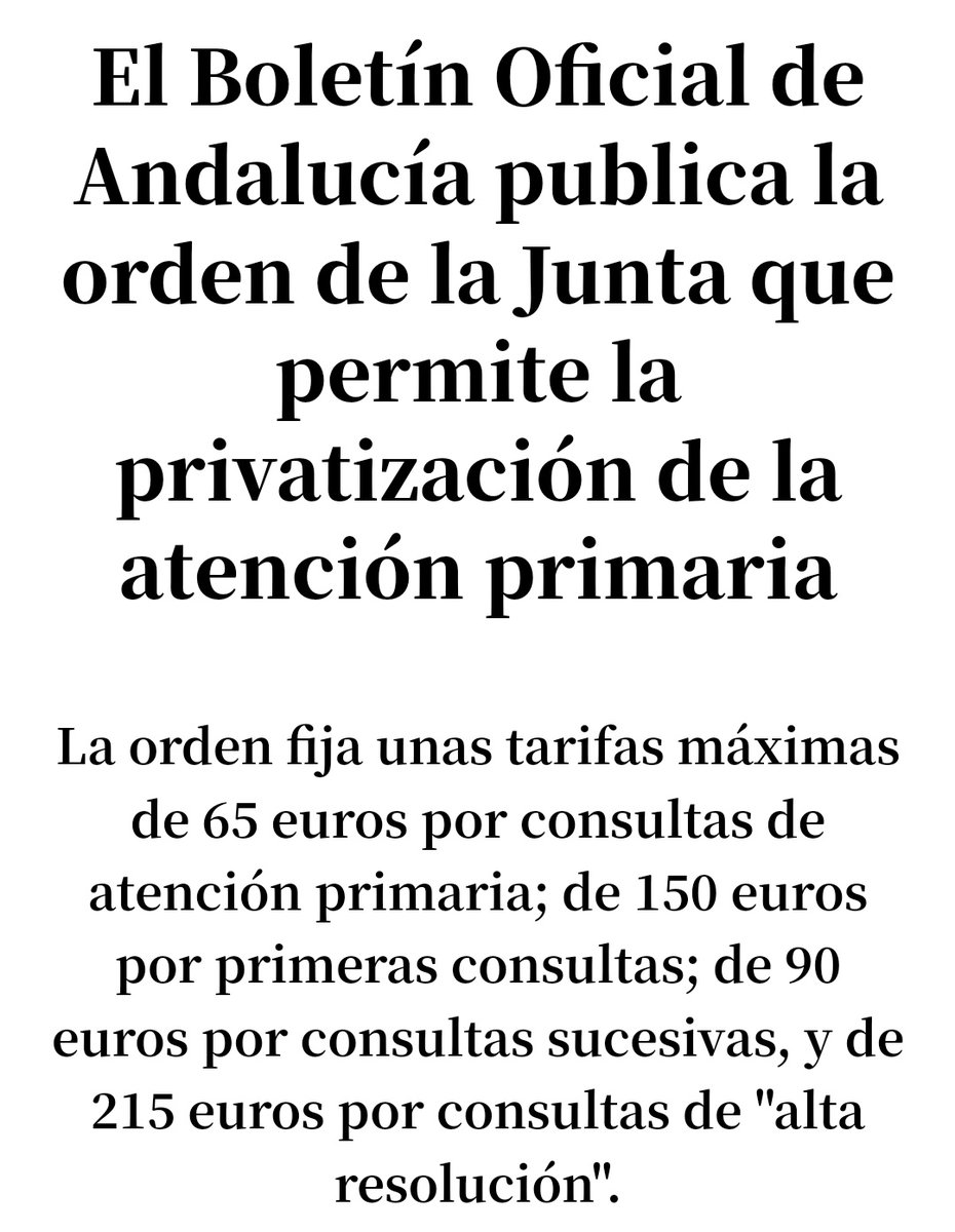 Cuando desaparezca la sanidad pública como la conocemos y ese dinero sea un copago que tenga que pagar el paciente se llorará por no haber quemado las calles.

Nos estamos jugando lo más importante que tenemos y lo estamos dejando vender por piezas sin hacer nada.