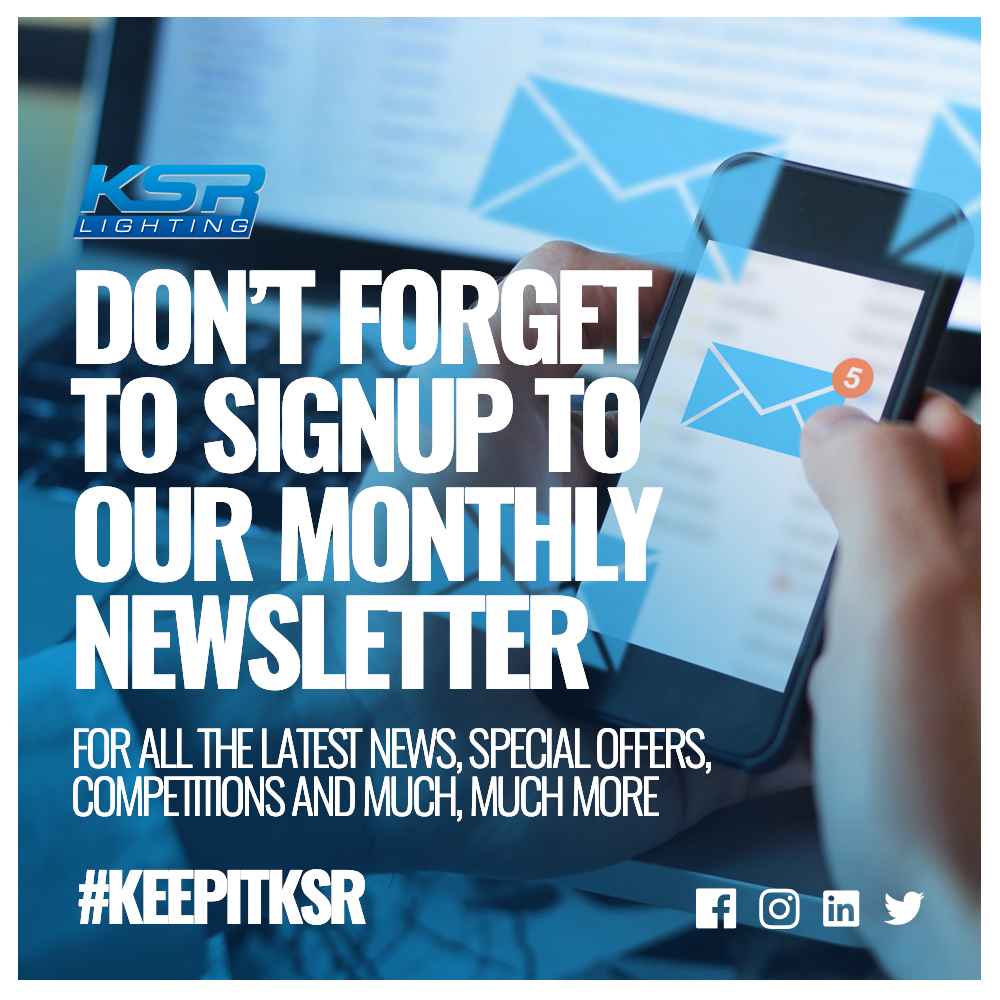 KSRLighting: 🤔 Have you signed up to receive the KSR Lighting monthly newsletter?

Don't miss out on all the latest new product news, special offers, competitions and much more!

Please scroll to the bottom of our home page to sign up: …