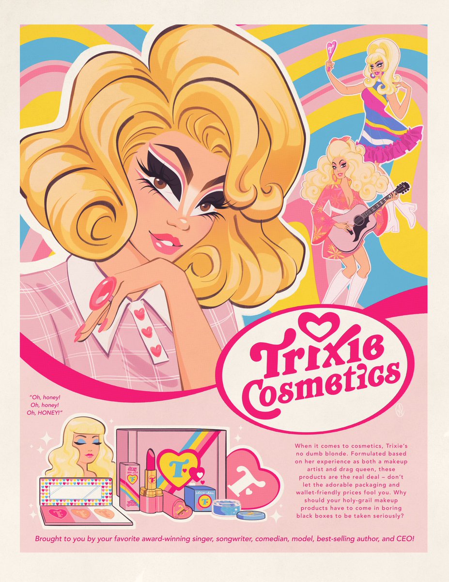 The Queen of Cosmeceuticals, the fabulous Trixie Mattel! 💖 