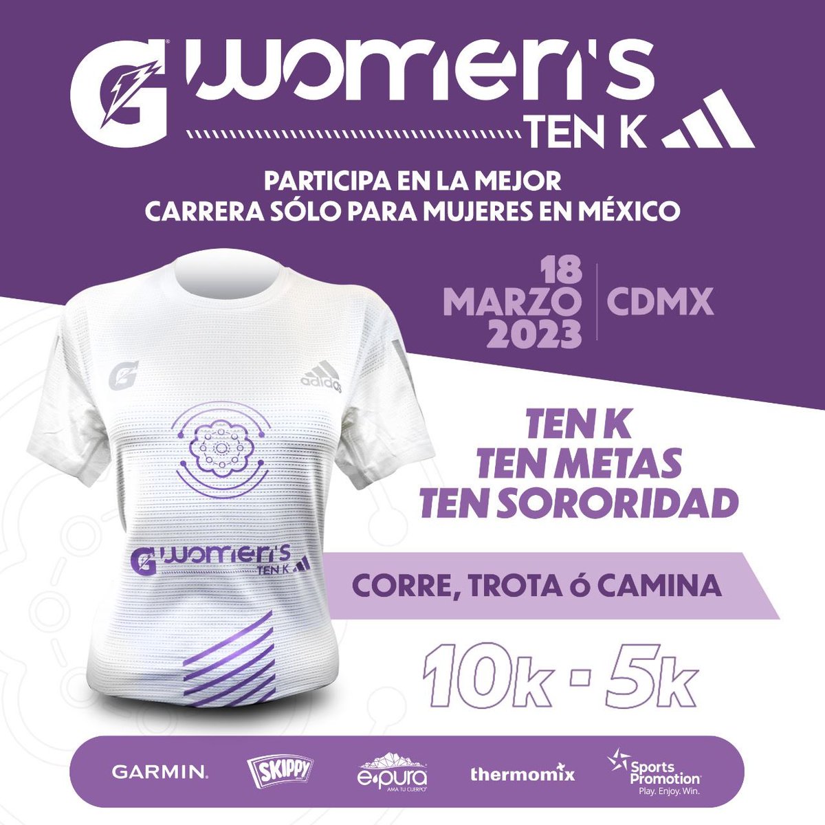 Run_Mexico's tweet image. ¡Tu playera está lista!🫶🏼
!!Está hermosa!!✨
Regístrate y no te pierdas la oportunidad de recibirla.💪🏼
Participa este 18 de marzo en la Carrera G Women’s Ten K &amp;amp; Adidas, habrá grandes sorpresas.drive.google.com/.../1SebTl.../…...
📝Inscríbete en: asdeporte.com/evento/g-women…