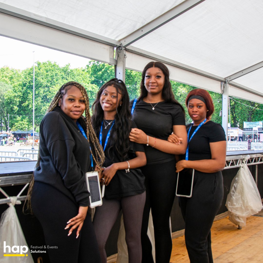 hapStaff's tweet photo. 💘There is nothing better than working with your best friends. Tag your friends and get them to join you at a festival this summer! #Summer #Friends #Besties #Festivals #Events #Eventwork https://t.co/0W3VyXd7tp