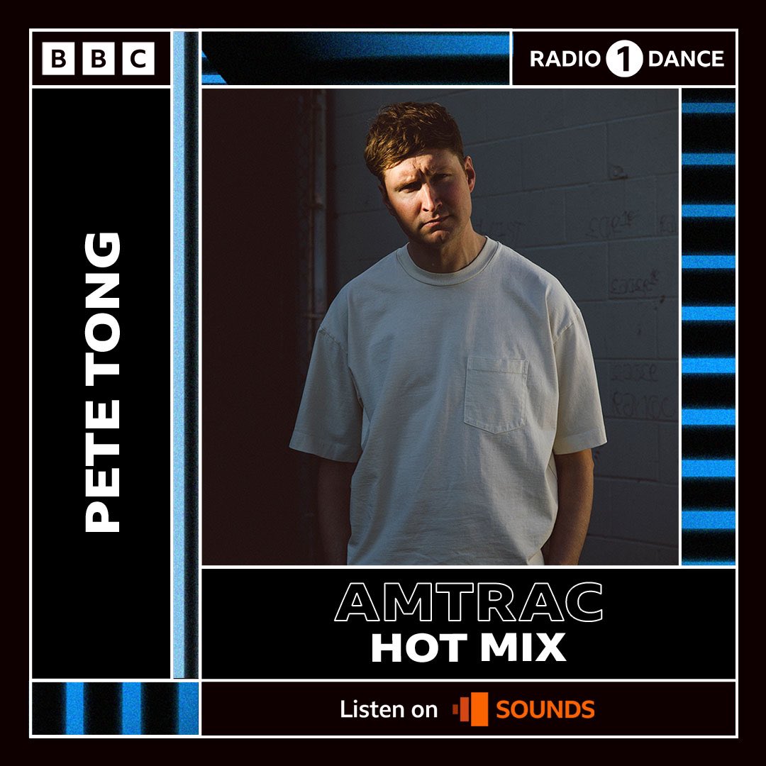 Tonight 10pm on @BBCR1. @AMTRAC provides the Hot Mix + lots of new music from @monki_dj, @channel_tres, @datelessmusic, @theVanDamn, @dotmajorLG & many more.
