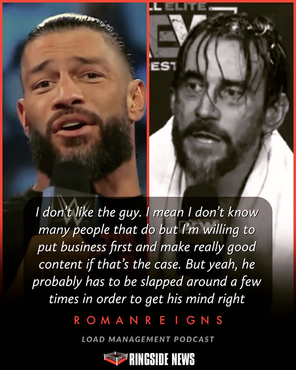 _RomansLegacy's tweet photo. “I don’t like the guy, I don’t know  many people that do” - Roman Reigns 😏

I love my Tribal Chief! And stand with him on his thoughts on Punk ass! And he will ALWAYS be the better man in all aspects! https://t.co/AT9ok0HYg3