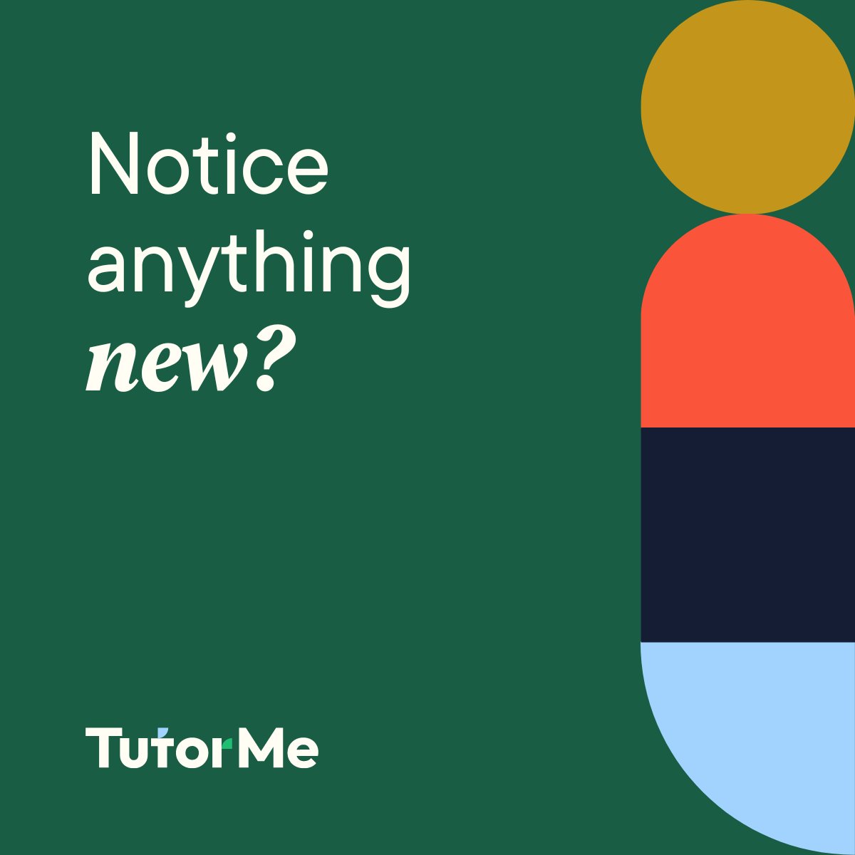 tutorme's tweet photo. The meaningful human connection between students and tutors is at the heart of everything TutorMe offers – and we’re excited to unveil a new brand that reflects that commitment! See for yourself → https://t.co/Ni2j73GQnR #TutorMe #education https://t.co/JNx7tBCOau