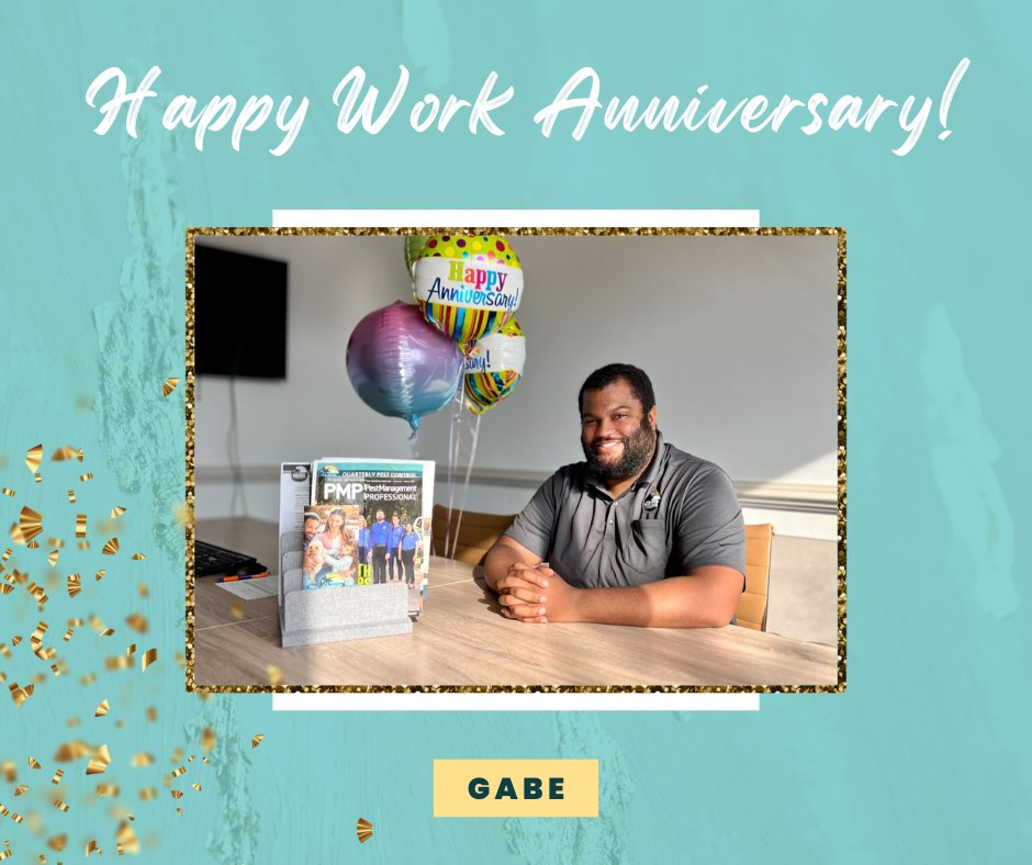 NativePestMgmt's tweet photo. Another year down and hopefully many more to come! Happy work anniversary to these 7 amazing employees, Native Pest Management is thankful for each and every one of you๐
.
.
.
#NativePestManagement #WorkAnniversary #PestControlCompany #ThankYou #NowHiring #Florida https://t.co/LUwazyOjTS
