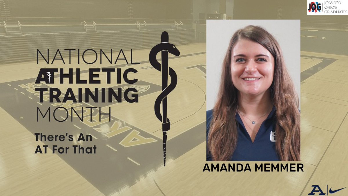 ZipsWBB's tweet photo. We are so fortunate to have Amanda Memmer as our team ATC. Her competence, dedication, and the care she provides each day is invaluable. 

Thank you to all of the athletic trainers who work so hard to keep student-athletes safe and healthy. 

#NATM2023 | #RESILIENT | #AkronWBB 🦘 https://t.co/TZ5niTfBcH