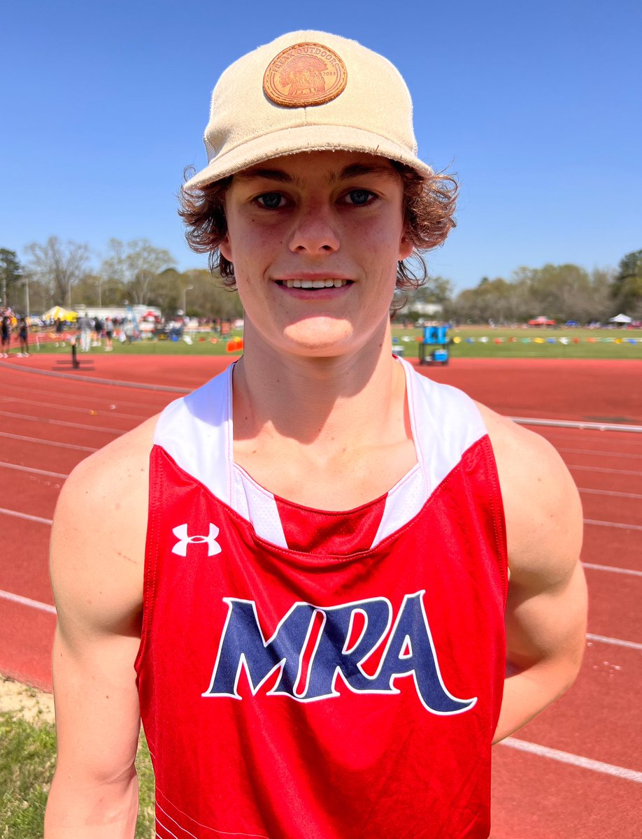Jake McMillan ran a 15.94 in the 110m High Hurdles and finished 6th overall out of 34. Earning the Patriots 3 more points on the day at USM.