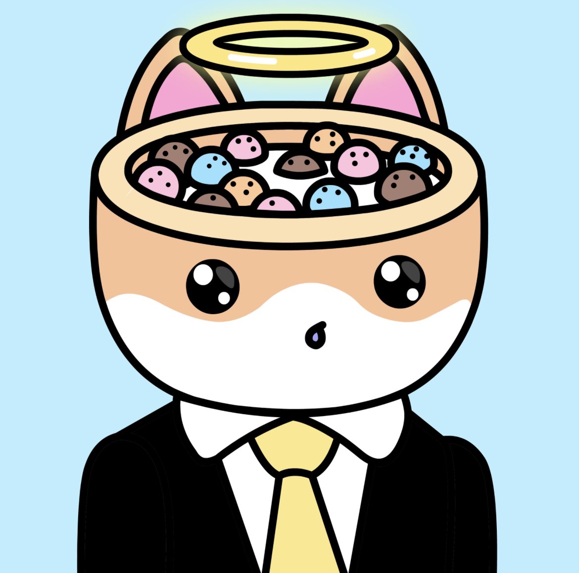 sccplayer86's tweet photo. Well I missed out on the mamba bowl deal… congrats to @CCFM22 but no way I’m missing this cute angel shiba boss bowl!! #bowlish @cerealclubnft https://t.co/Okmia76Q44