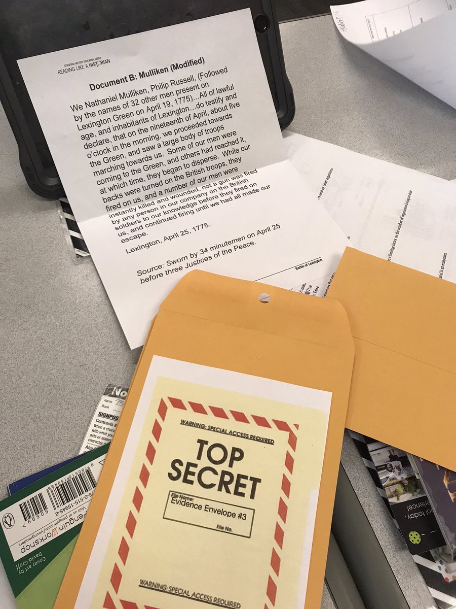 Who fired the first shots at the Battle of Lexington? Using historical thinking skills to analyze evidence then writing a claim. These historians are amazing!! @MPTimberwolves #mpconfident @OPSSocStudies @NHTOYMc @SHEG_Stanford