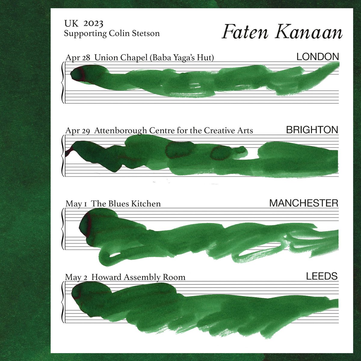 #FatenKanaan will be supporting @colinstetson's UK tour this Spring 🌳 She will be playing music from her new album ‘Afterpoem' out now. Info & tickets at fatenkanaan.com/live