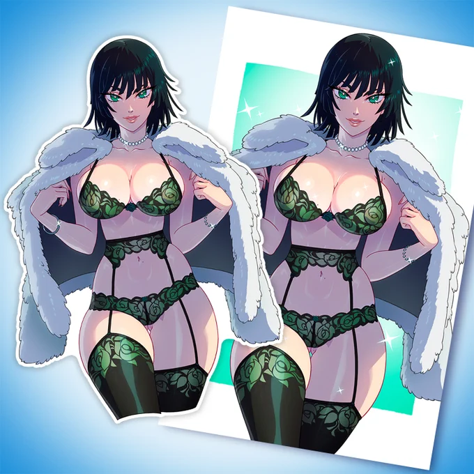 Fubuki, Tatsumaki, Miruko and Rebecca Stickers and posters are now in the store!  