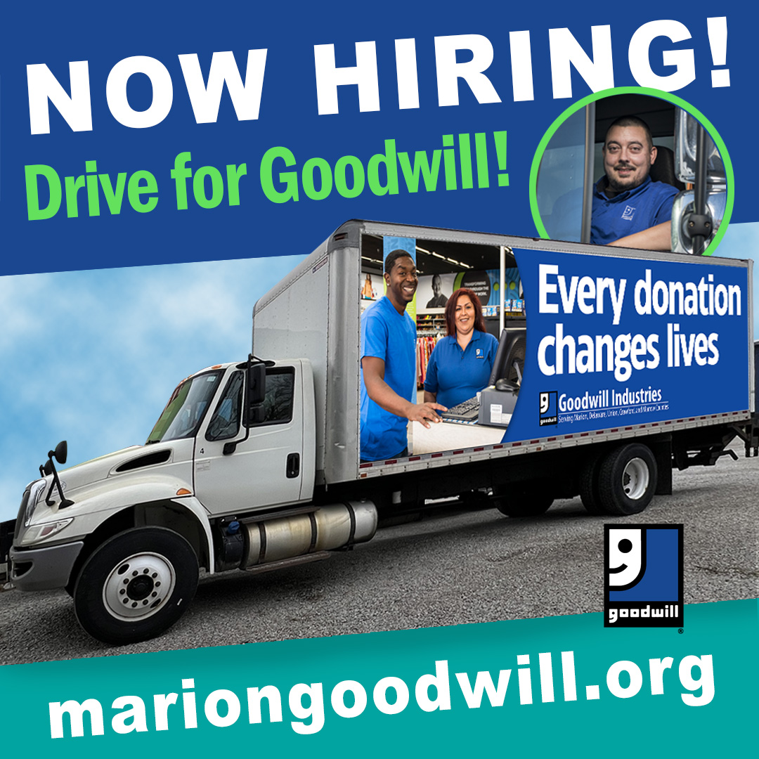 Marion Goodwill Ohio on Twitter "Now Hiring Truck Drivers! We offer