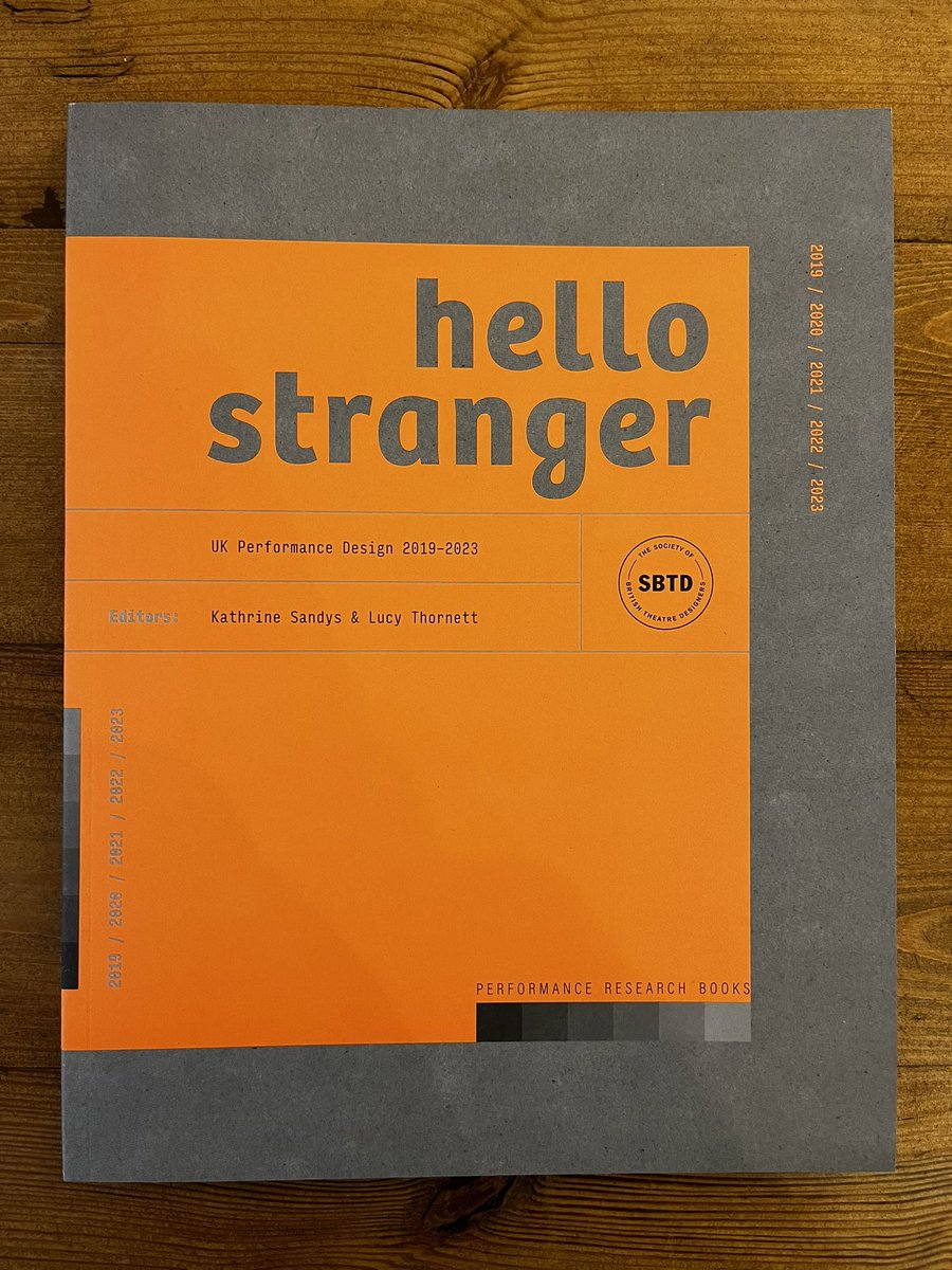 r_cooperdesign's tweet photo. What a day! This little book arrived which has been my ambition to be part of since graduating uni @weareSBTD and three set design presentations + two costume for @GsaLinks #beerplease #makeittwo https://t.co/jNjTAyVmY1
