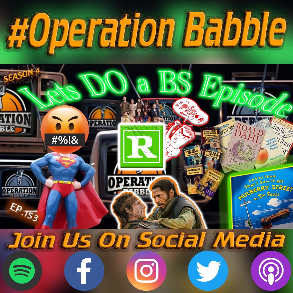 OperationBabble's tweet photo. This week we just talk. From the Superman lawsuit to Myke trying his best to get us banned from everything to Ghosts. So much Ghosts. 

Apple https://t.co/hVMLx2sUZ6
SPOTIFY https://t.co/9LBIyNZM9F
IHEARTRADIO https://t.co/8wxRwBru8R
TUNEIN https://t.co/aZyZSJUc48 https://t.co/oaH27AAf4y