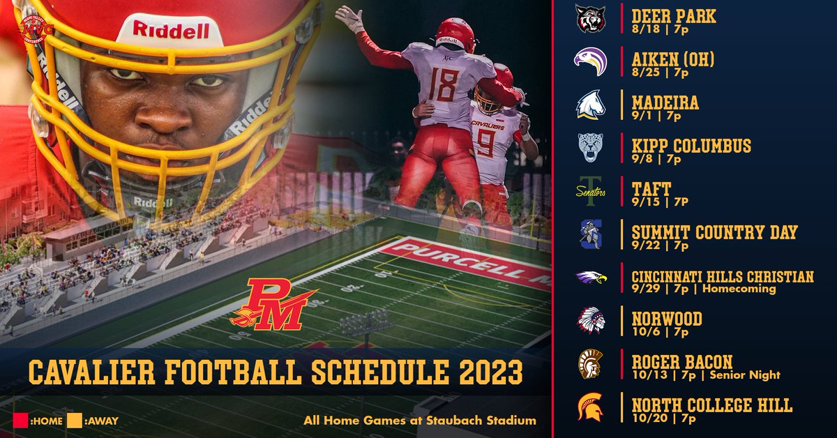 Can't wait for August 18th to open our BRAND NEW STAUBACH STADIUM!!!! @PMCavsFootball and the #HackberryAssassins are ready to bring in a new era of Cavaliers Football! #ChooseHard #OnwardCavs