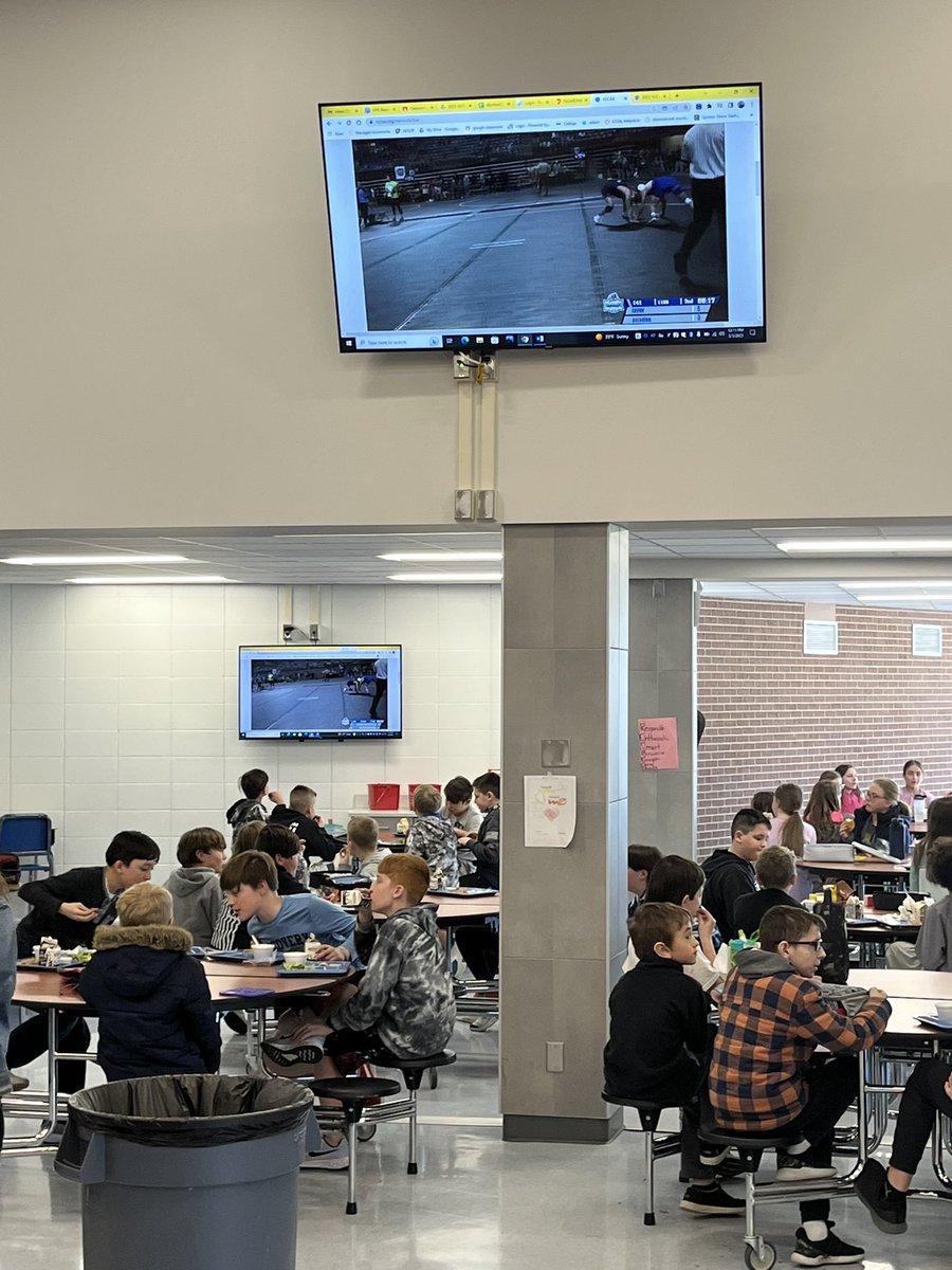 Supporting the beavers at lunch today in Goddard.  <a href="/PrattWrestling/">PrattWrestling</a>