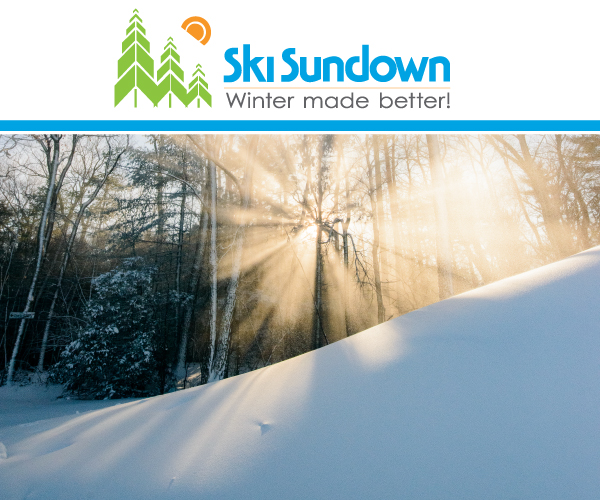 SKI SUNDOWN Email Newsletter - Here is this week’s email with our most up-to-date information! Click the link and take a look. You can also subscribe by selecting the button in the upper left corner of the email. mailchi.mp/skisundown/now…