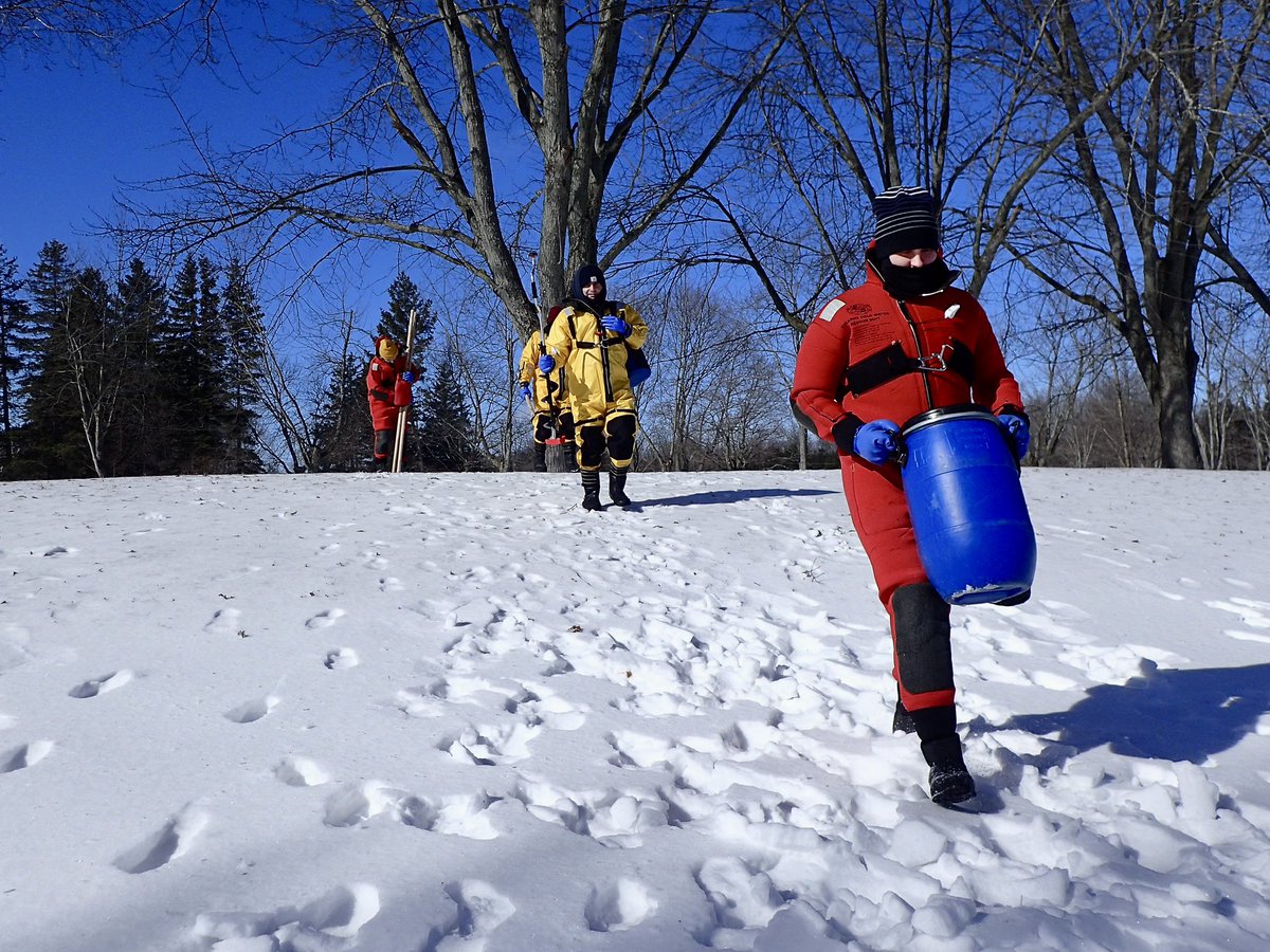 BStudden's tweet image. Had an amazing time last week learning about ice monitoring and safety with @RavenRescueONT @WaterPathways @EFD_Toronto @bailey_mcmeans Ready for winter field work!