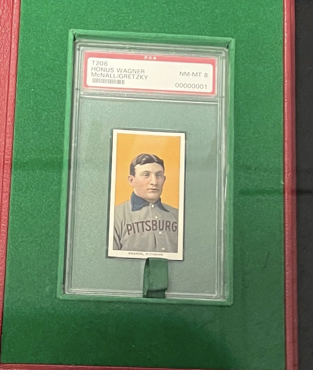 The first card ever graded by PSA.
