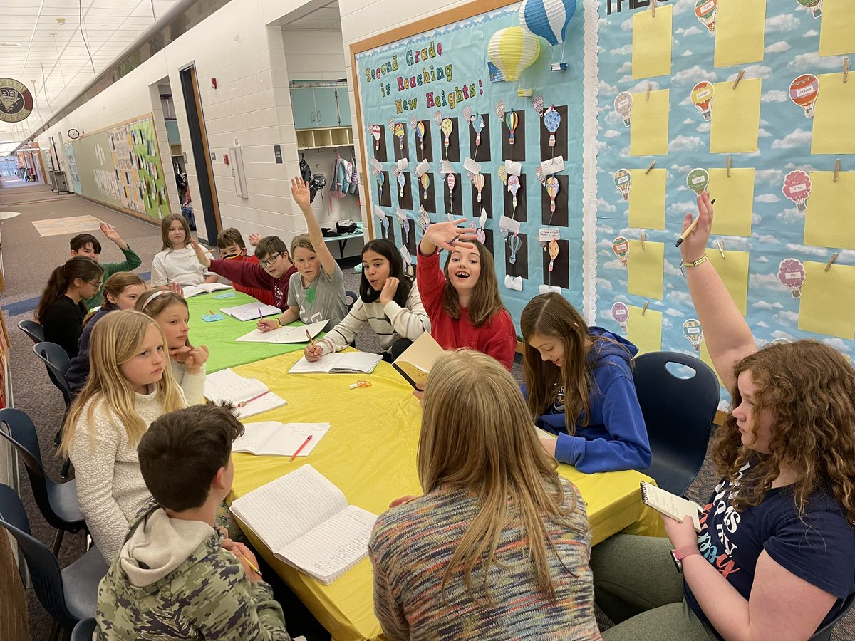 Aspiring writers absorbing all they can from author <a href="/stacymcanulty/">Stacy McAnulty</a>. We're all learning so much today! Thank you, Stacy! 🍒🌳❤️📚 <a href="/CTEPatriots/">Cherry Tree Patriots</a> <a href="/CTEPTO/">CTEPTO</a>