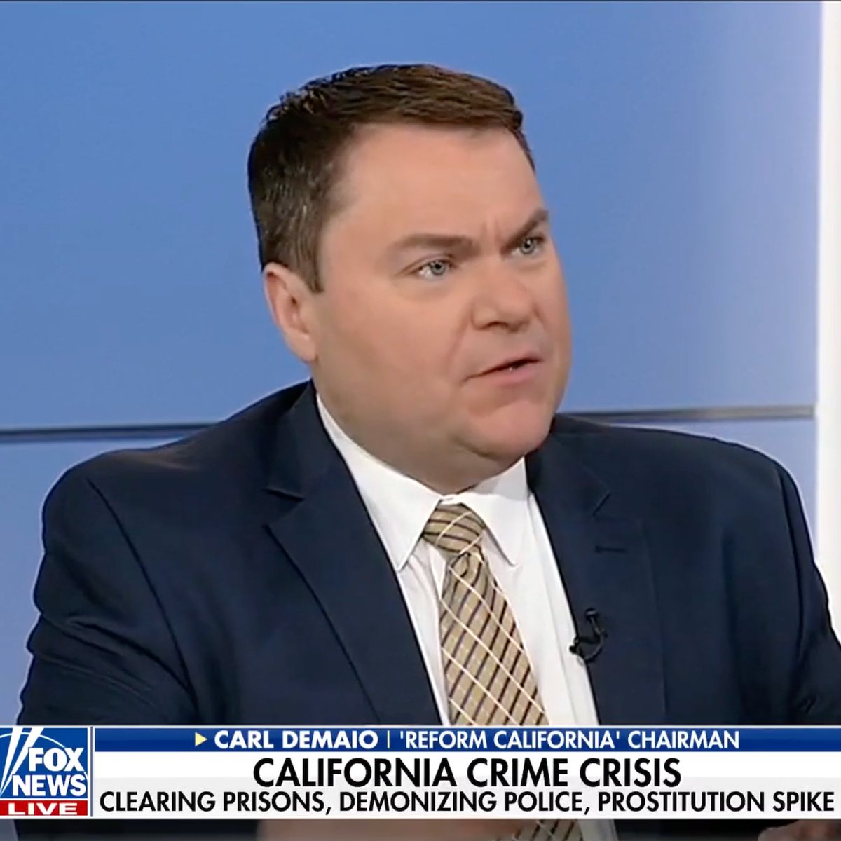 carldemaio's tweet image. ALERT: There’s been a massive release of violent criminals in CA – but no one in our state’s liberal media has reported it! That’s why I joined @FoxNews last night to reveal the alarming stats &amp;amp; how it is fueling a spike in crime across the state! WATCH: reformcalifornia.org/news/fox-news-…