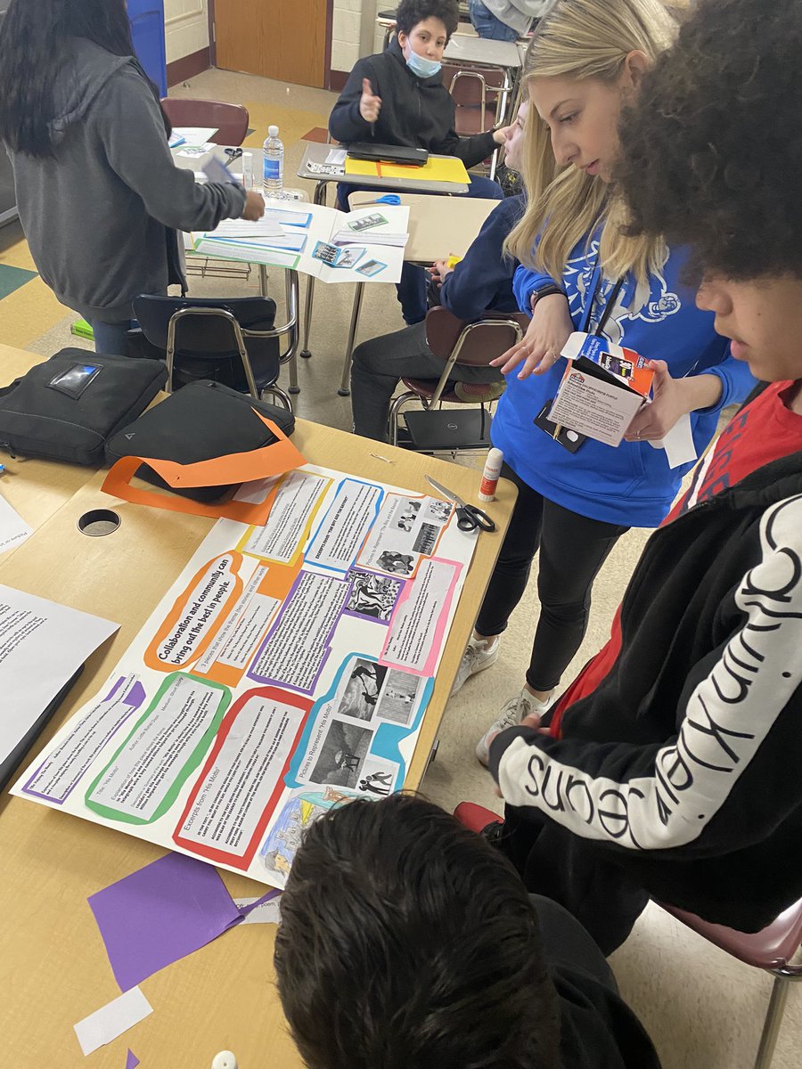 Curators <a href="/Hamilton_GMS/">Hamilton Garfield</a> working hard to finish their Harlem Renaissance exhibits with Ms. Gorom and Mrs. James. Can’t wait to see all of the projects on Tuesday!