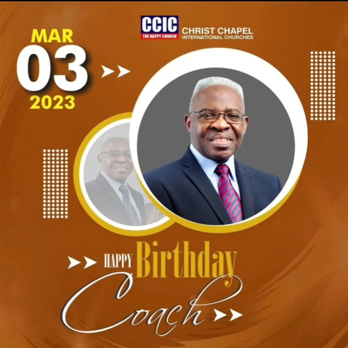 Happy Birthday to an Exceptional Leader, My Coach and Senior Pastor.  <a href="/RevTundeJoda/">Revtundejoda</a>  

You are truly a tremendous blessing to me and today I celebrate God's grace upon your life. I love and celebrate you today and always sir. Many Happy Returns! 🎉🥳🎉🎉🎉🎉🥳🎉🎉❤️❤️❤️❤️❤️❤️❤️❤️