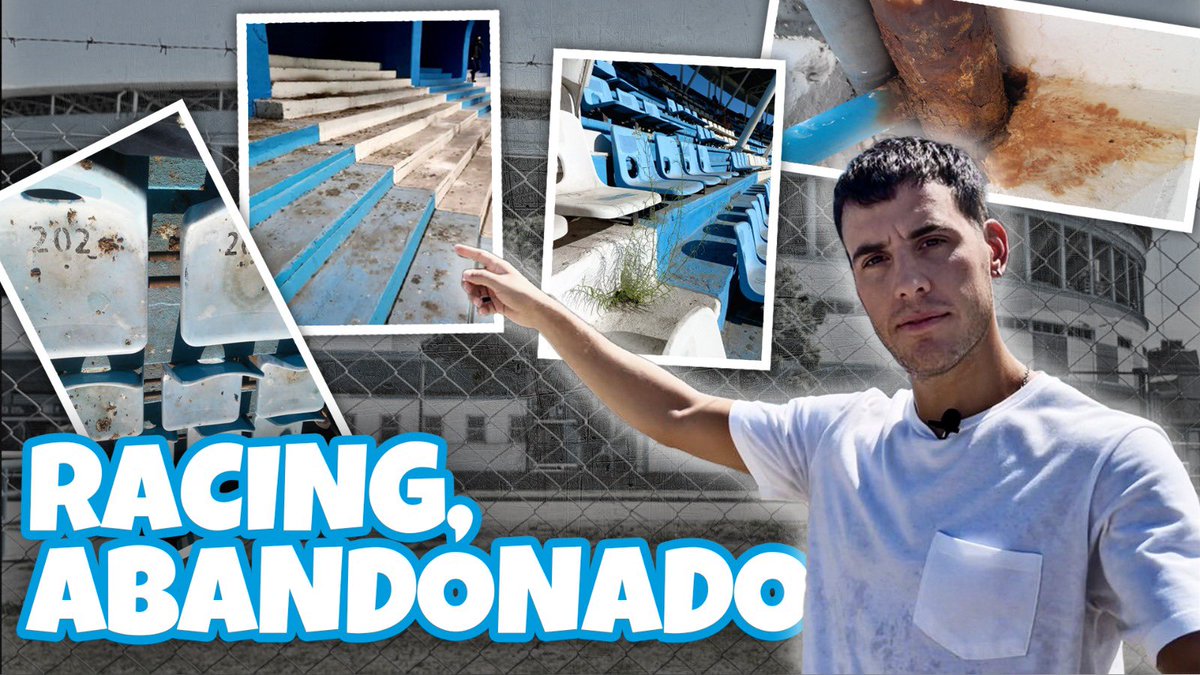INFORME 🎙️

El ESTADO actual del CILINDRO es PÉSIMO y la infraestructura de #Racing deja mucho que desear.

Promesas en el aire…

👇🏻
youtu.be/mrGOKPpl8rI