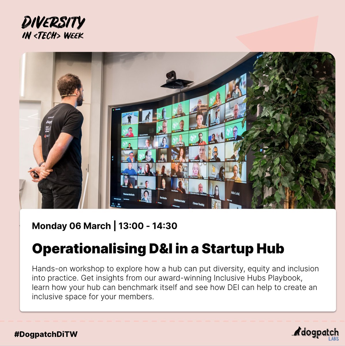 aislingconlon94's tweet photo. So, what’s the #DogpatchDiTW line-up this year, and why does it matter to me, you might ask?
🧰 Hubs - We’ve got an easy-to-implement playbook session: https://t.co/aRJoGPiukv
🏳️🌈 Dogpatchers - Get an LGBTQ+ 101 at our workshop: https://t.co/56QUIQYHTi https://t.co/nc5O0USPEW