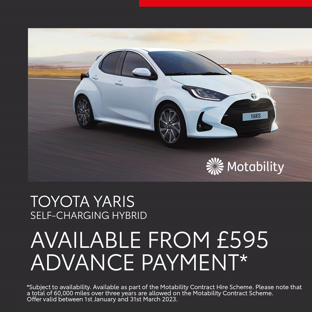 Fully insured for up to 3 drivers, with servicing & maintenance included. Enjoy simple, worry-free driving with the Toyota Yaris. Discover Toyota Motability at Donnelly & Taggart Toyota Eglinton > bit.ly/3JbDIIH