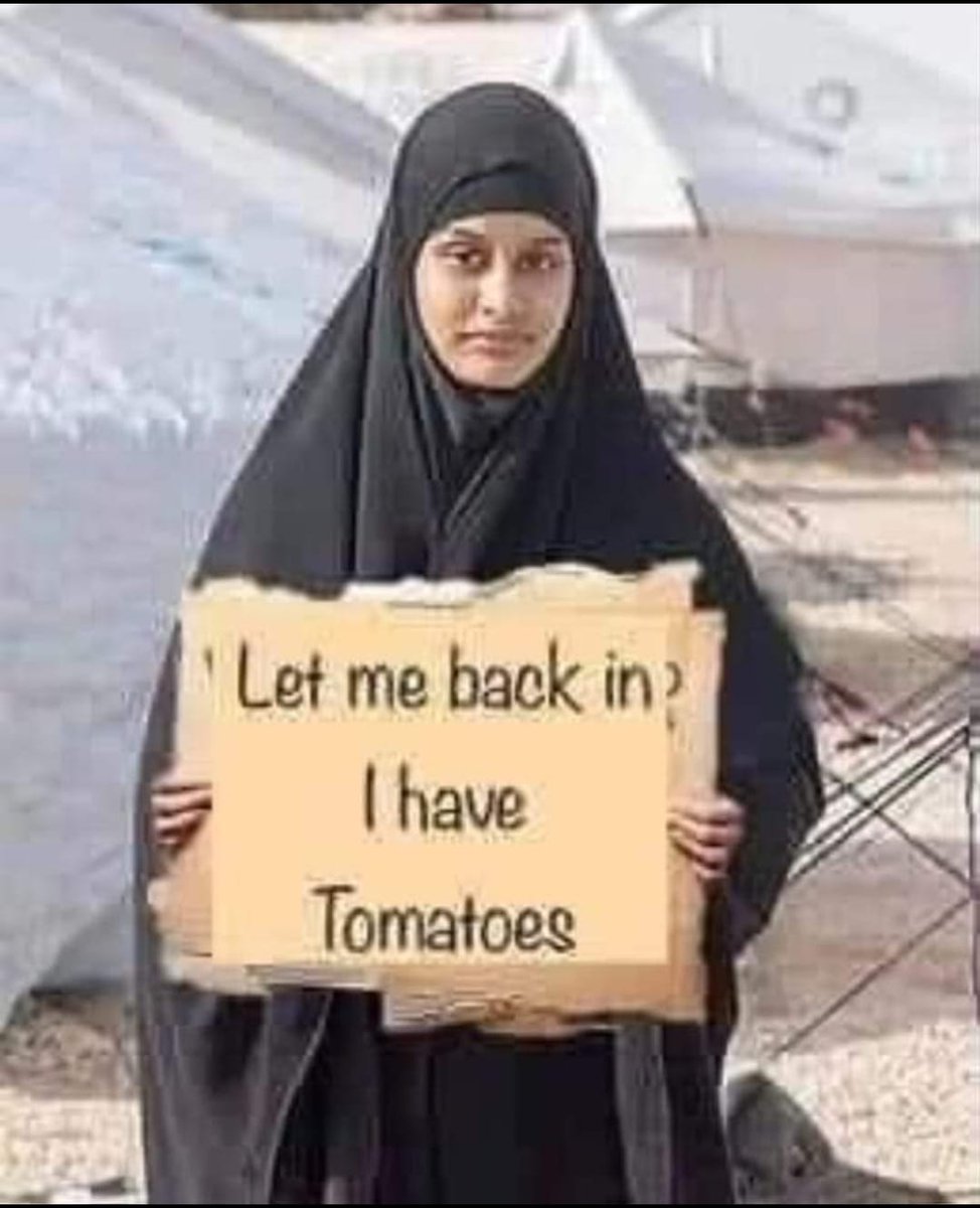 #ShamimaBegum please #Britain, I can get you any #vegetables you want. There was no #Ammoniumnitrate used as #fertilizer  _🏳️🏴‍☠️🏳️