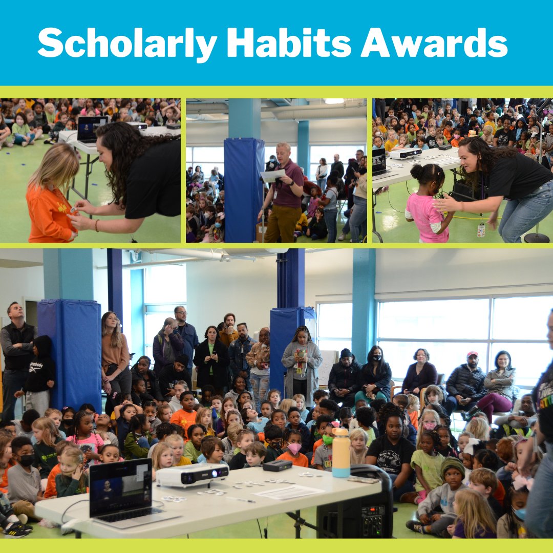Yesterday our 4th street campus celebrated students who have demonstrated our 5 scholarly habits throughout quarter two. They were awarded a pin and certificate for their leadership! Shoutout to our parents and community members who celebrated with us.