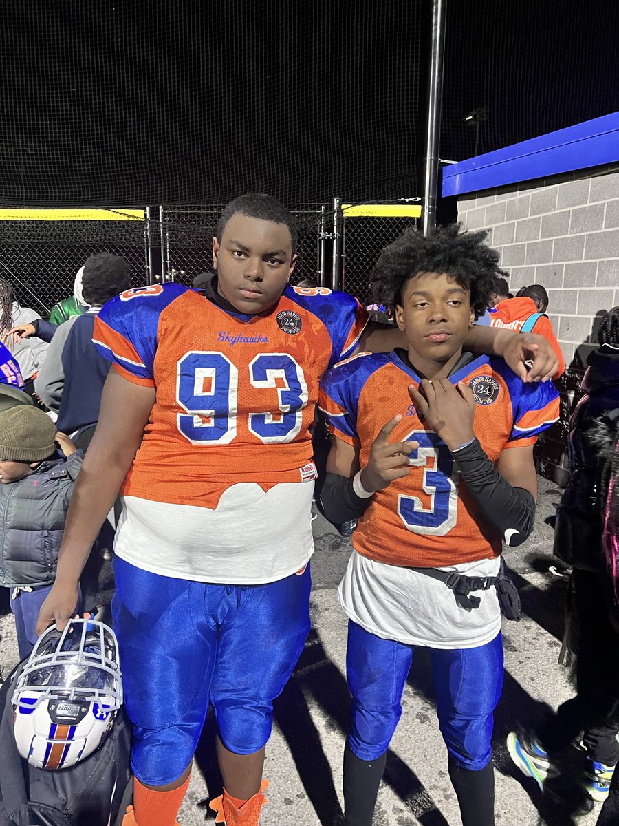 #Brotherhood #Brooklyn #BrooklynSkyhawks #NewYork #NewYorkCity #NYC #93 #BigAJ #YouthFootball #Football #WorkHard #PlayHard  #Undefeated #Championship #SUNYMaritime #LastSeason #Bantams