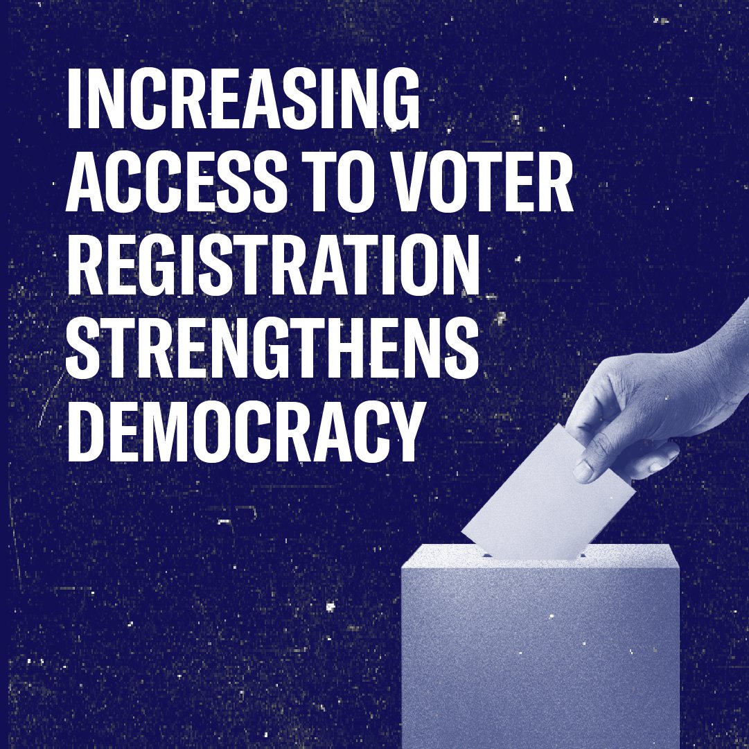 mlatner's tweet photo. Time is of the essence as we approach the 2024 elections next year. The Biden administration should fully implement their voter registration executive order #Election2024 #BidenProgressReport https://t.co/RHflAIV7Lt