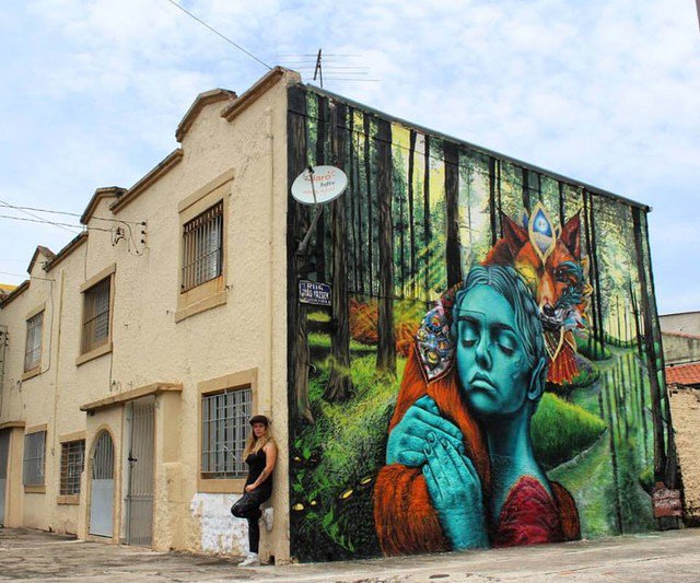 aDisenoMX's tweet image. Murales por la artista brasileña Clara Leff.
 
#design #diseño #muralism #streetart