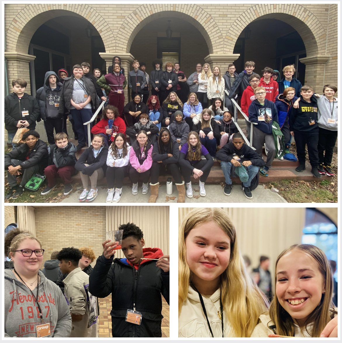 Thank you, Lourdes University, for hosting our 7th graders on their field trip today.