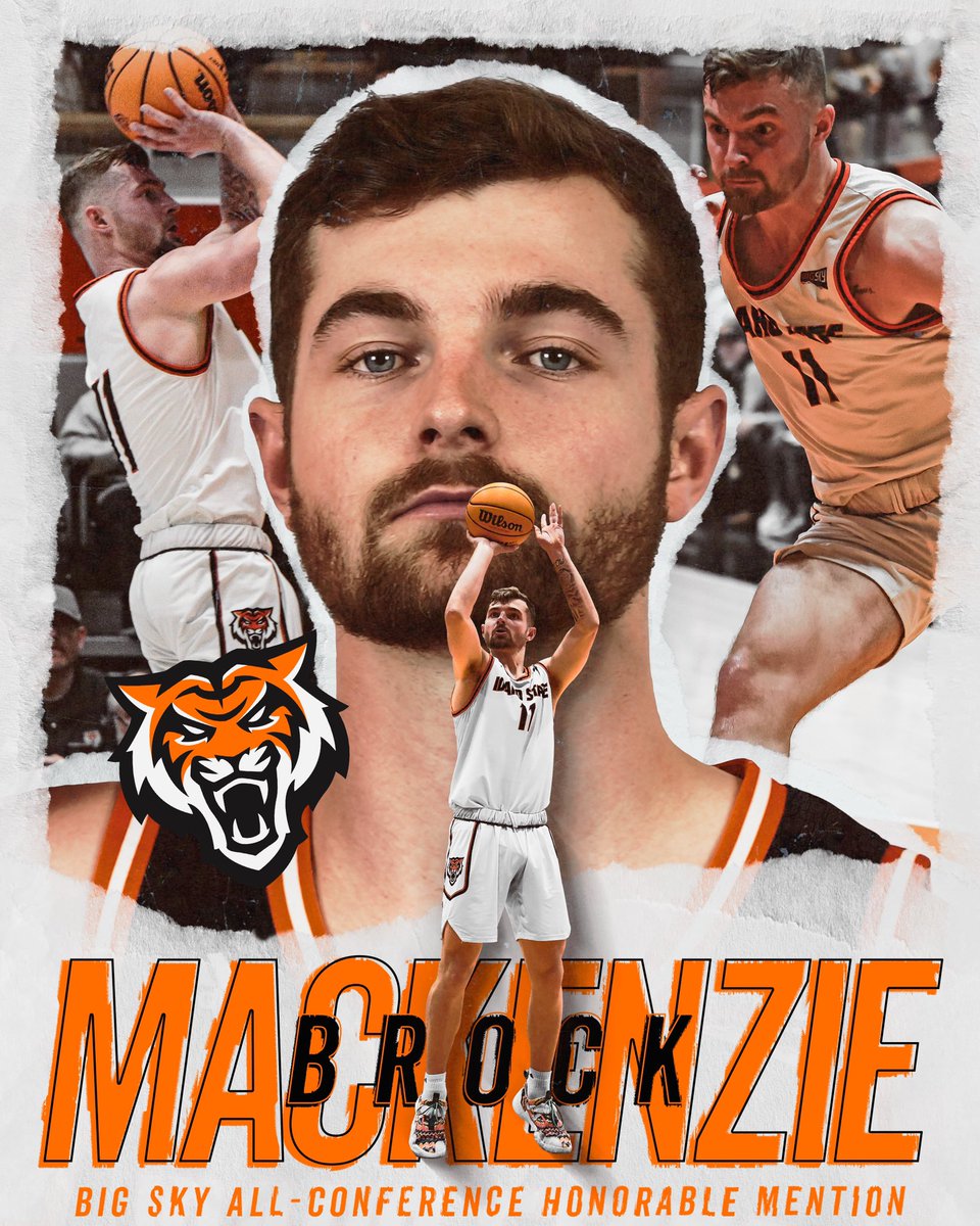 After a superb season Big Shot Brock Mackenzie is a Big Sky All-Conference Honorable Mention!!💪🏼💥 Amazing job this season Brock🔥 #SawWood // #RoarTogether