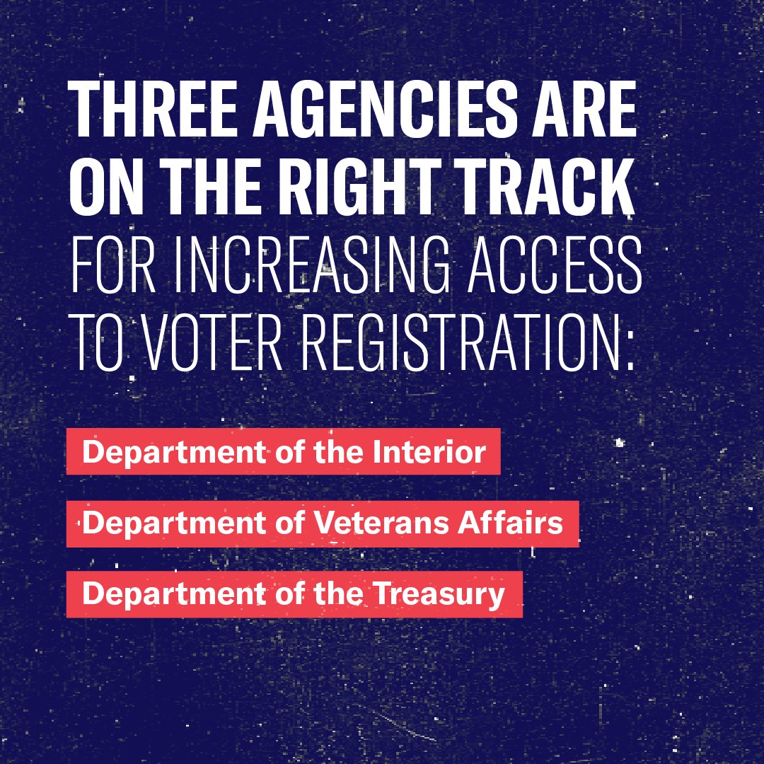 DFADCoalition's tweet photo. Federal agencies can integrate voter registration services into their programs to ensure that everyone is able to participate in democracy. Read the #BidenProgressReport on the work still to be done to protect the vote. #Selma58 https://t.co/o8RDUZ6t3b https://t.co/0Gb76vQj8f