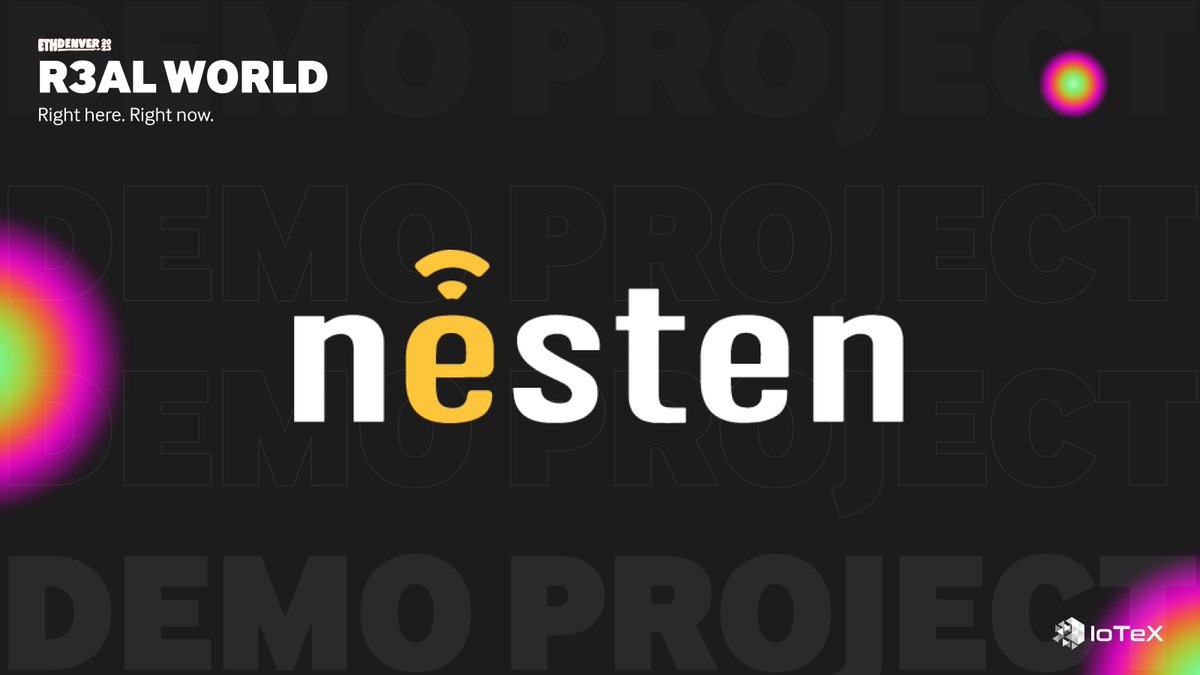 Построив децентрализованную беспроводную сеть на базе сообщества, @NestenUS является первой реальной альтернативой Big Tech. Испытайте беспрецедентное владение данными и их безопасность в #R3alWorld.

Зарегистрируйтесь на bit.ly/3Z2aH7c.

#ETHDenver