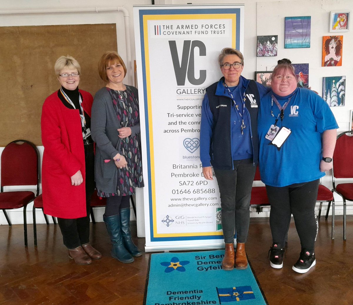Thank you to everyone who came along to launch of the new carers group "Poppins" at the <a href="/TheVCGallery/">The VC Gallery - Haverfordwest & Pembroke Dock</a>   Pembroke Dock. This morning we had a wonderful art class with Ann Mills and amazing bacon butties. See you all next month