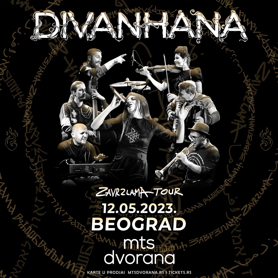 Divanhana (@divanhana) on Twitter photo Draga raja,
sretni smo što nakon 5 godina ponovo #sirimosevdah u Beogradu ♡
📅 12.05.2023.
📍 MTS Dvorana
🎟️ Ulaznice su dostupne na blagajni MTS Dvorane ili putem online platforme <a href="/tickets_rs/">Ticket Vision</a> ⏬⬇️
tickets.rs/event/divanhan… Draga raja,
sretni smo što nakon 5 godina ponovo #sirimosevdah u Beogradu ♡
📅 12.05.2023.
📍 MTS Dvorana
🎟️ Ulaznice su dostupne na blagajni MTS Dvorane ili putem online platforme <a href="/tickets_rs/">Ticket Vision</a> ⏬⬇️
tickets.rs/event/divanhan…